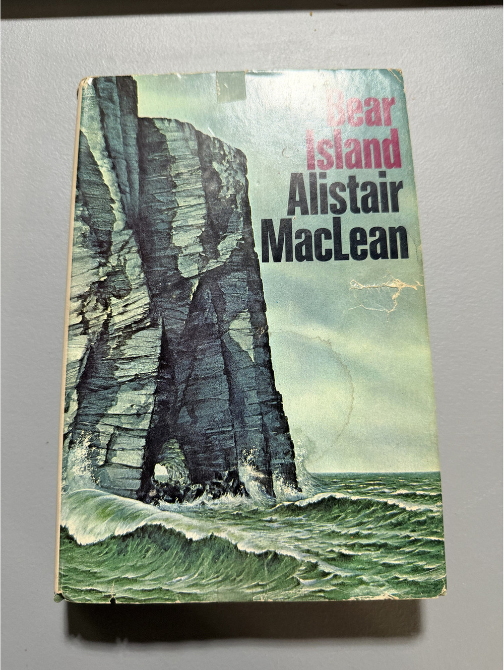 Bear Island Alistair MacLean 1971 Arctic Suspense Mystery Thriller Hardcover DJ